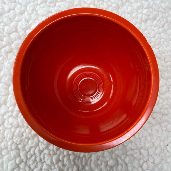 Vintage Fiestaware Nesting Bowl #4 - Inside Rings Radioactive Original Red. RARE - Picture 2 of 12